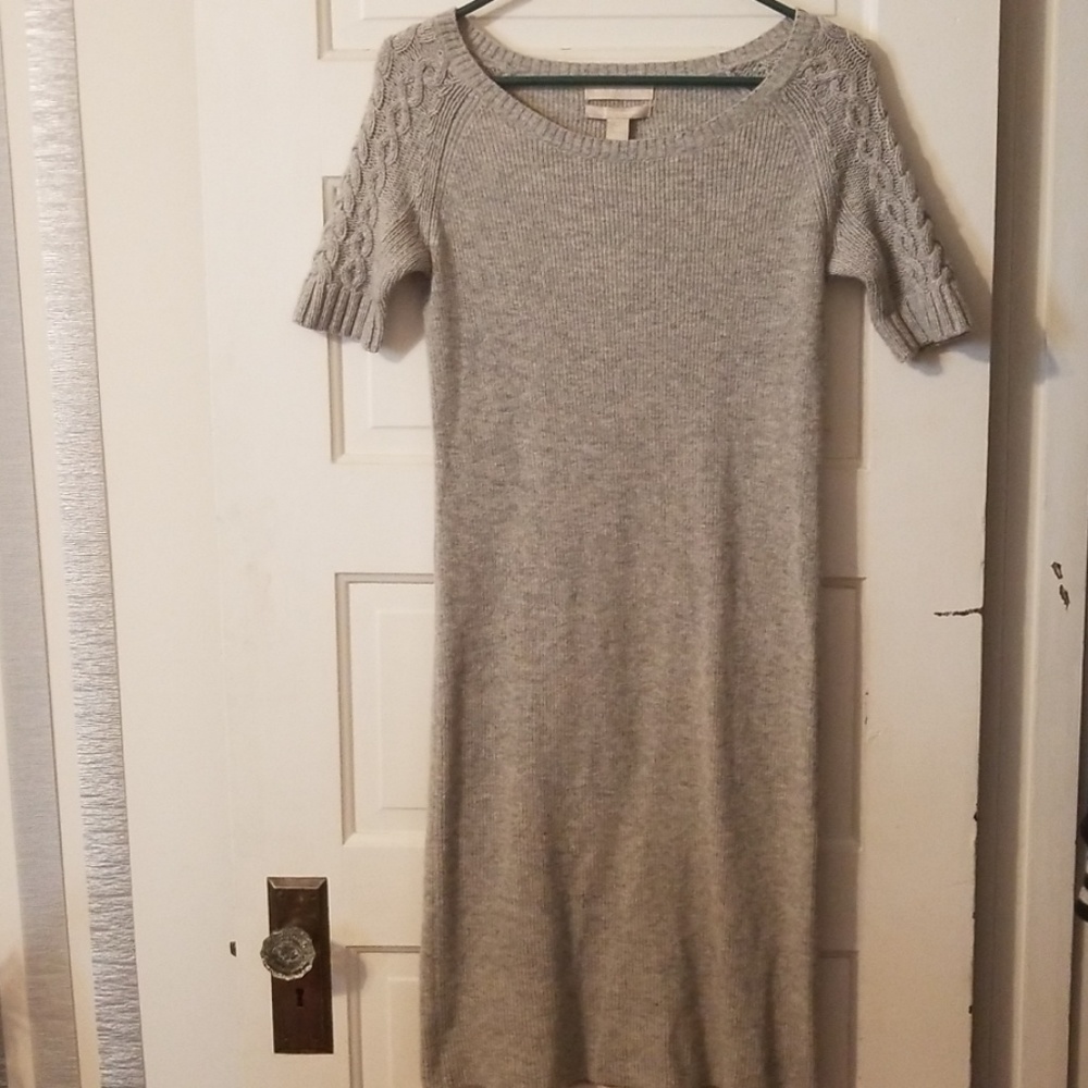 Grey Banana Republic Sweater Dress